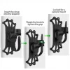 Bike phone holder Tellur BPH100 Black — handlebar mount for smartphones, adjustable grip