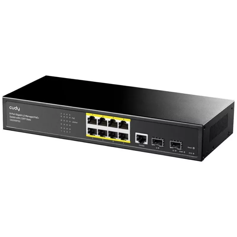 Managed Switch Cudy GS2008PS2 L2 Gigabit Ethernet 8 Ports PoE
