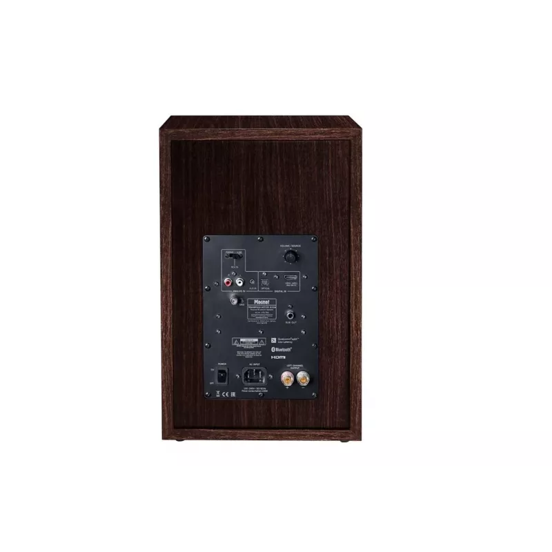 Floorstanding speaker Magnat TRANSPULS 800A 2-way wired & wireless 2×60 W, Bluetooth 5.0, HDMI, Black/Brown