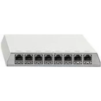 Patch panel Rutenbeck PP-Cat.6A iso-8 Ap rw shielded 8x RJ-45