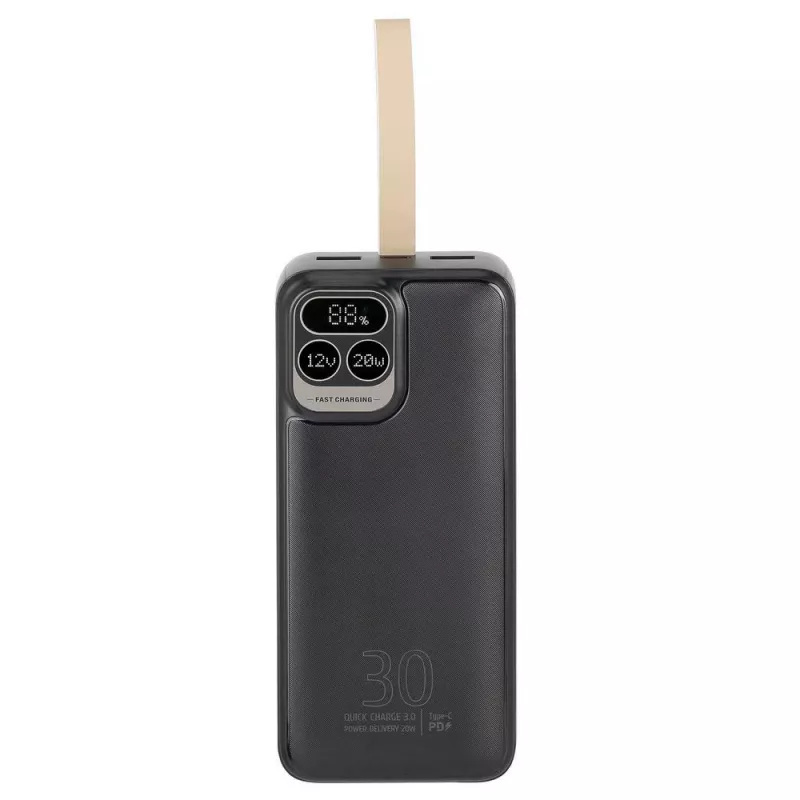 Rivacase VA2585 Power Bank 30000 mAh 20W, Black
