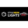 Decorative neon light MANTA SNL95WH white-red — two-color neon-style lighting