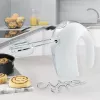 Hand mixer Maestro MR-506 — 2-speed, white, compact kitchen mixer