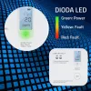 Carbon monoxide sensor QOLTEC 52577 — battery-powered alarm, 85 dB sound level