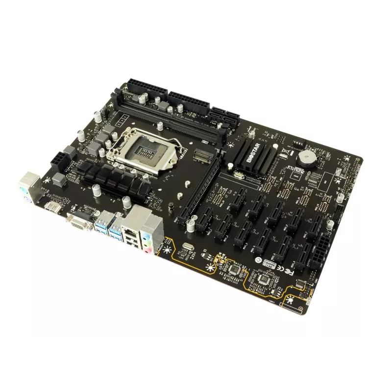 Motherboard BIOSTAR TB360-BTC PRO 2.0 ATX Intel B360, LGA 1151, 2x DIMM DDR4 up to 32GB, 11x PCIe x1 + 1x PCIe x16, M.2, SATA III, USB-A