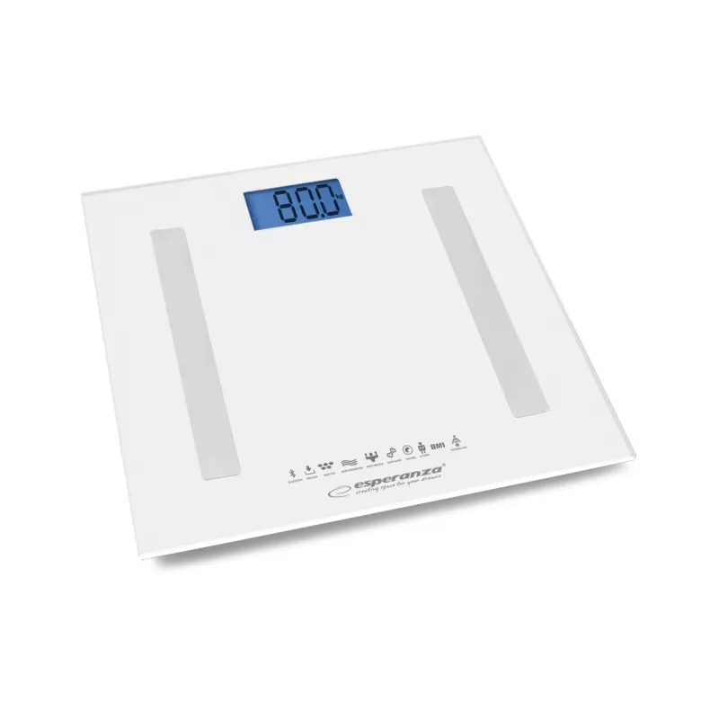 Esperanza EBS016W personal scale Square White Electronic personal scale