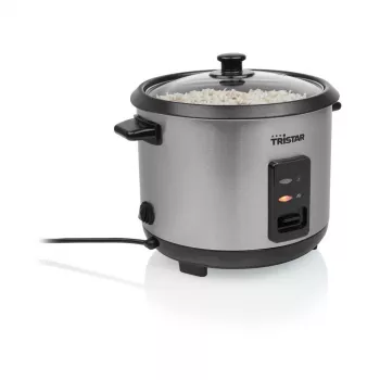 Rice cooker Tristar RK-6147 — 1.5 L, 500 W, Black/Silver