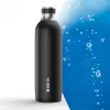 BRITA carbonating bottle 650 ml, stainless steel, black, dishwasher-safe