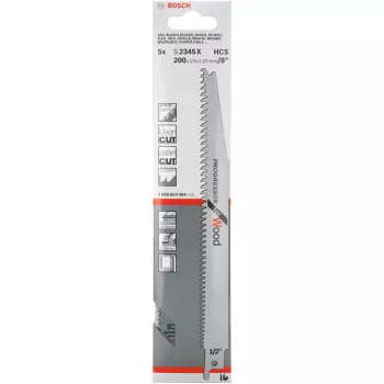 Bosch S 2345 X Sabre saw blade High carbon steel (HCS) 5 pc(s)