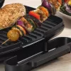 Electric grill Petra PT4366MBLKVDE black with non-stick surface and adjustable temperature