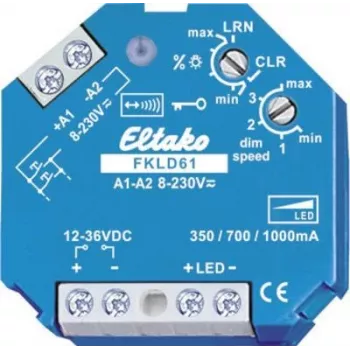 Dimmer switch Eltako FKLD61 300W 1–10V — wall-mounted LED dimmer