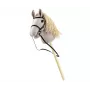 Plush Hobby Horse Milly Mally 6626 Light Grey – milly mally soft toy, ride-on stick horse