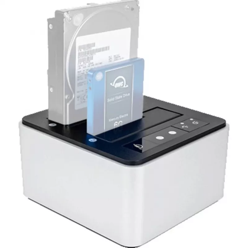 ∆OWC Drive Dock with USB-C (USB 3.1 Gen 2) Dual Drive Bay Solution