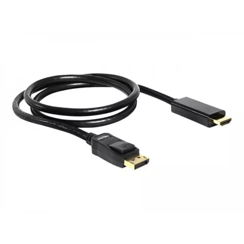 Displayport/HDMI Cable DeLOCK 82586 1m Black