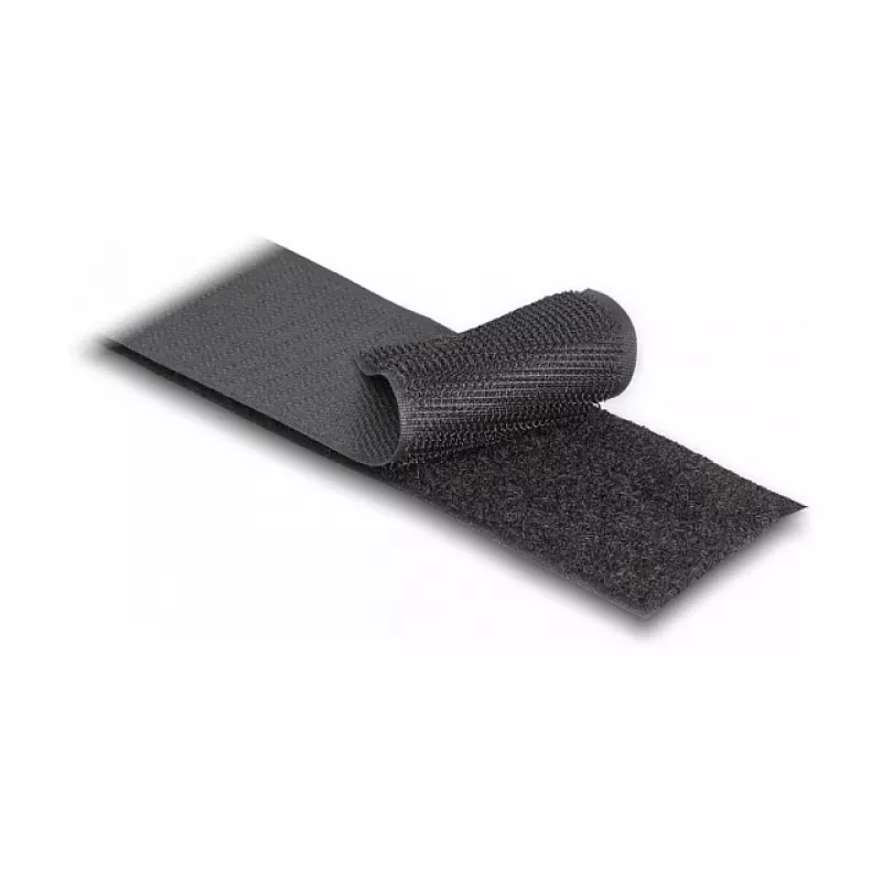 DeLOCK Heavy-duty Hook-and-Loop tape 15m x 50mm black