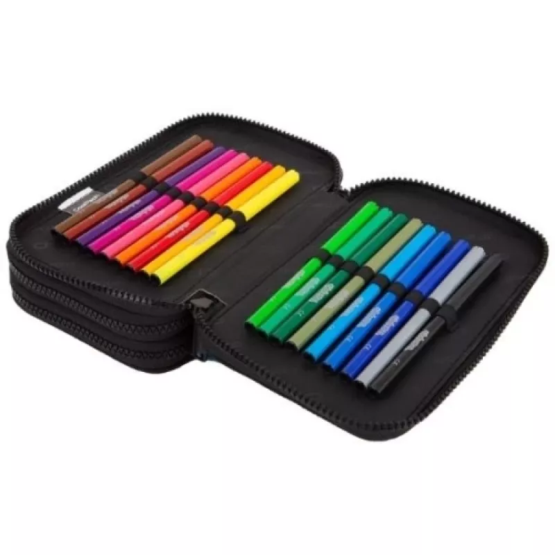 Triple decker pencil case with equipment CoolPack Jumper 3 DIARY