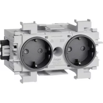Hager GS20019011 Socket Outlet graphite (GS20019011)