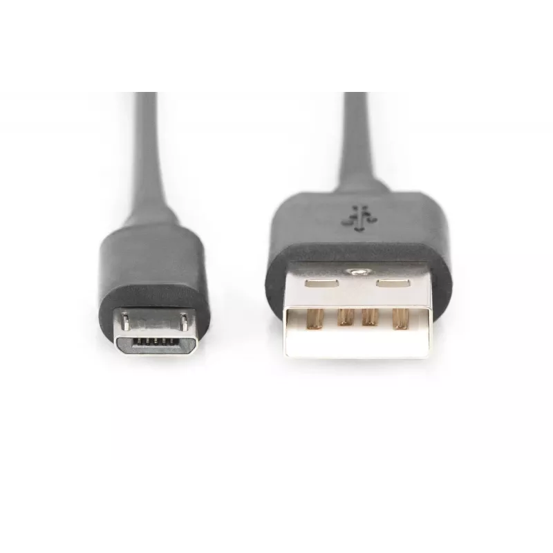 Assmann USB 2.0 connection cable. type A - micro B M/M. 1.0m. USB 2.0 conform. UL. bl (AK-300110-010-S)