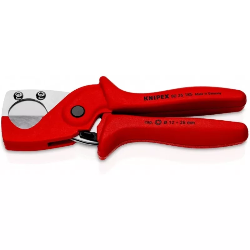Knipex 90 25 185 - Rohrschneider - Steel - Plastic - Red - 1,2 cm - 18,5 cm (90 25 185)