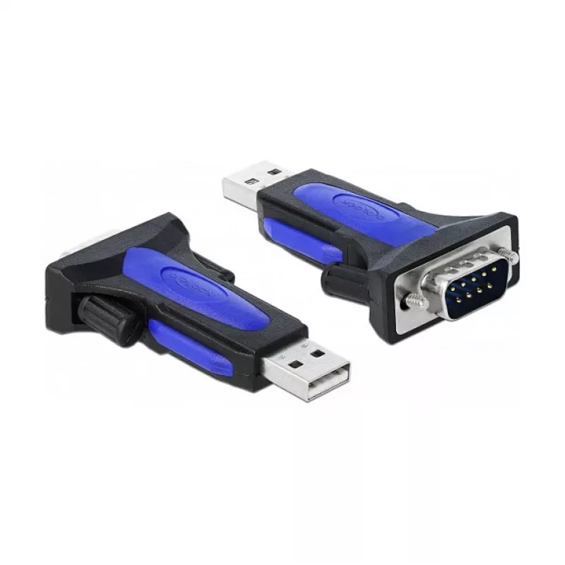 Serial Cable DeLOCK 66280 USB Type-A DB-9 0.8 m Black