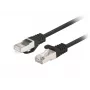 LANBERG Cat6 RJ-45 Patch Cable PCF6-20CC-0200-BK, 2 m, F/UTP, CCA, 250 MHz, 10 Gbit/s, black