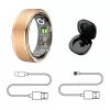 Smart ring MANTA SR01GD 62mm OneRing Gold — size 62, metallic gold finish