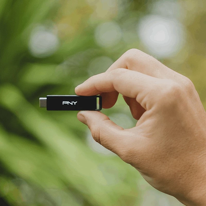 PNY Elite-X USB flash drive 64 GB USB Type-C 3.2 Gen 1 (3.1 Gen 1) Black (P-FDI64GELTXC-GE)