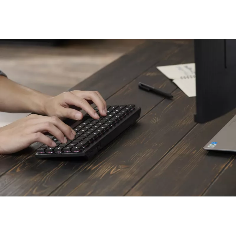 Keyboard ASUS ProArt KD300 65% mechanical RGB, USB + RF Wireless + Bluetooth, Black