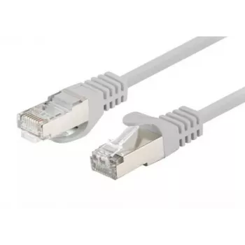 Network cable LANBERG PCF6-20CC-0200-S Cat6 U/UTP RJ-45–RJ-45 2 m Grey 10 Gbit/s