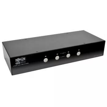 EATON TRIPPLITE 4-Port DisplayPort KVM Switch with Audio Cables and USB 3.0 SuperSpeed Hub (B004-DPUA4-K)