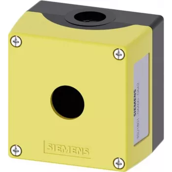 Siemens empty enclosure 1 installation position (L x W x H) 85 x 85 x 64 mm Yellow SIRIUS ACT 3SU1801-0AA00-0AA2 1 pc(s) (3SU1801-0AA00-0AA2)