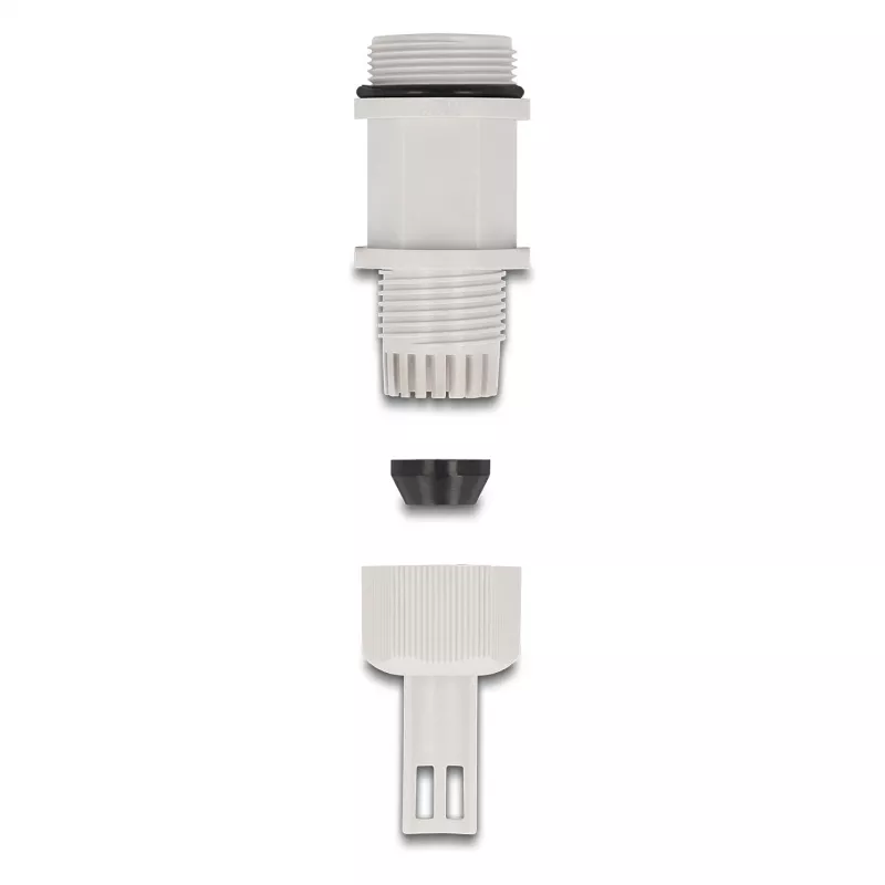 Cable gland M28 DELOCK, plastic, grey, with cable tie fastening, 1 pc