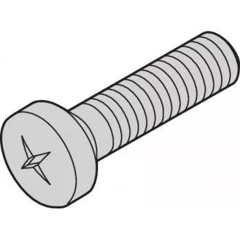 SCHROFF SCREW POSIPAN M4X10MM(100PC) - Rack-Accessory (21100513)