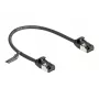 Network Cable DeLOCK RJ45 Cable plug to plug Cat.8.1 0.25 m Black