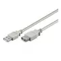 Wentronic Goobay USB 2.0 Hi-Speed Extension Cable, Grey, 0.3 m - USB 2.0-Plug (Type A) > USB 2.0-Socket (Type A) (68621)