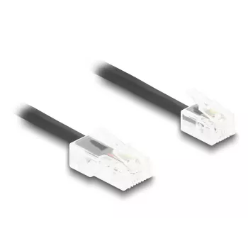 telephone cable DeLOCK 88479 2 m Black RJ-11 RJ-45