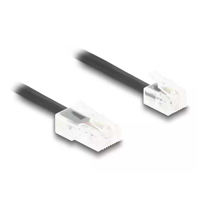 telephone cable DeLOCK 88479 2 m Black RJ-11 RJ-45