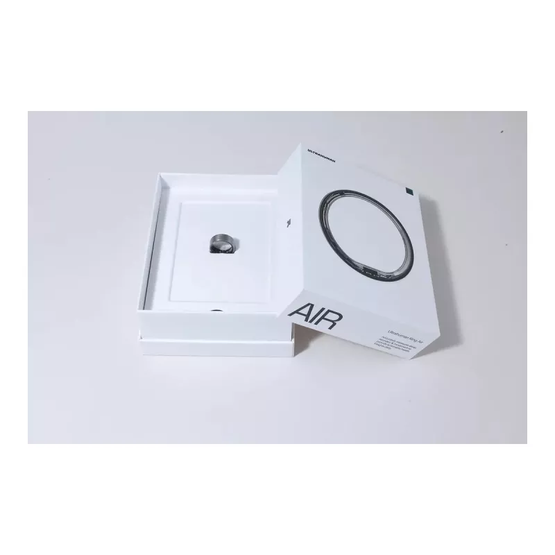 Ultrahuman Ring Air Raw Titanium Size 12 | Ultrahuman