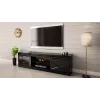 RTV GRANERO 200x56.7x35 black/black gloss cabinet