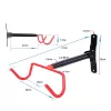 Wall-mounted bicycle rack MACLEAN MC-430, horizontal mount, holds up to 30 kg, black
