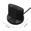 Smart Card Reader Qoltec 50632 USB 2.0 Black 1m Cable