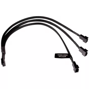 RGB splitter cable Alphacool 18680 Black 300 mm