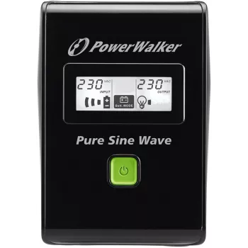 PowerWalker VI 600 SW FR Uninterruptible Power Supply (UPS) 600 VA 2 AC-Outputs Line-Interactive (VI 600 SW FR)