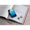 Smartphone case iKins for iPhone XR — blue lake outer, black inner