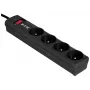 Surge protector strip EATON Power Strip 4 FR — 4 Type E outlets, 1 m cable, 10 A, 2500 W, LED indicators