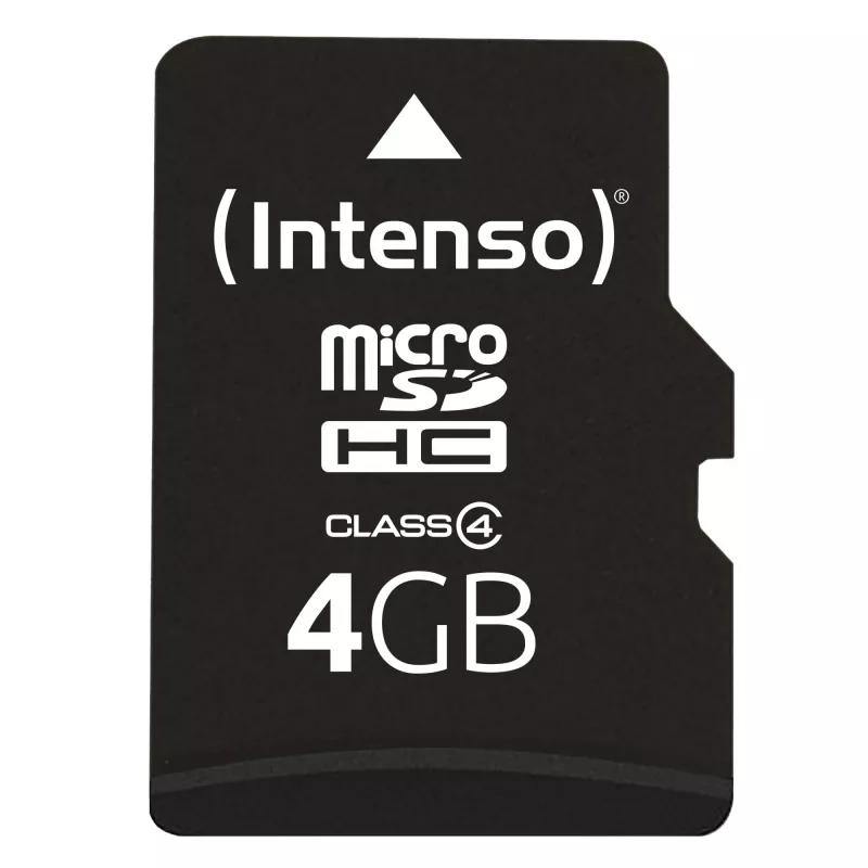 Memory Card Intenso 4GB MicroSDHC Class 4 3403450
