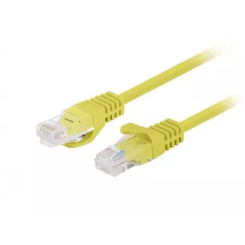 Network cable LANBERG PCU6-20CC-0150-Y UTP Cat.6 1.5 m, CCA, RJ-45, yellow