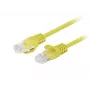 Network cable LANBERG PCU6-20CC-0150-Y UTP Cat.6 1.5 m, CCA, RJ-45, yellow