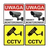Set of two dummy tube cameras IR1800 BT