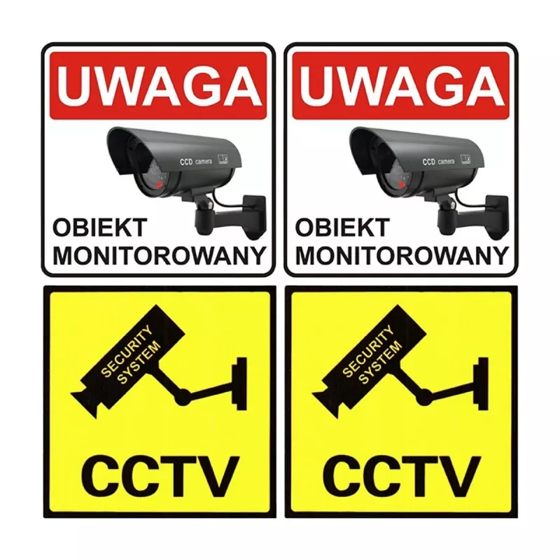 Set of two dummy tube cameras IR1800 BT